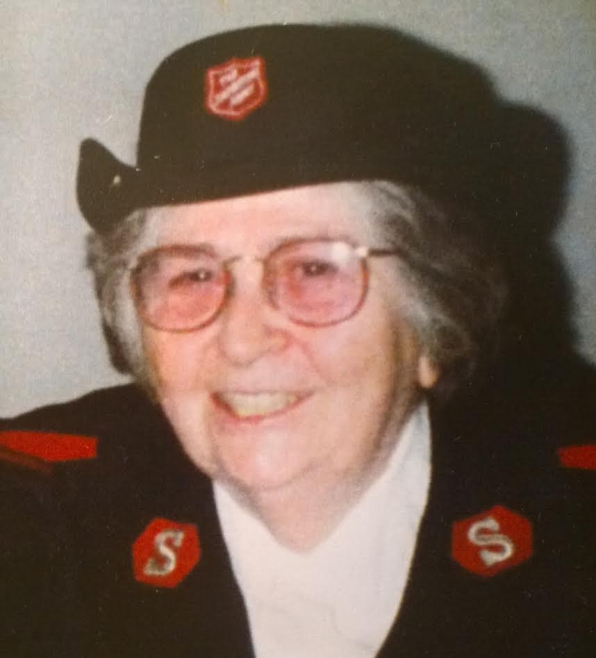 Auxiliary Captain <b>Alice McKay</b> was promoted to Glory on Dec. - P@G_McKay